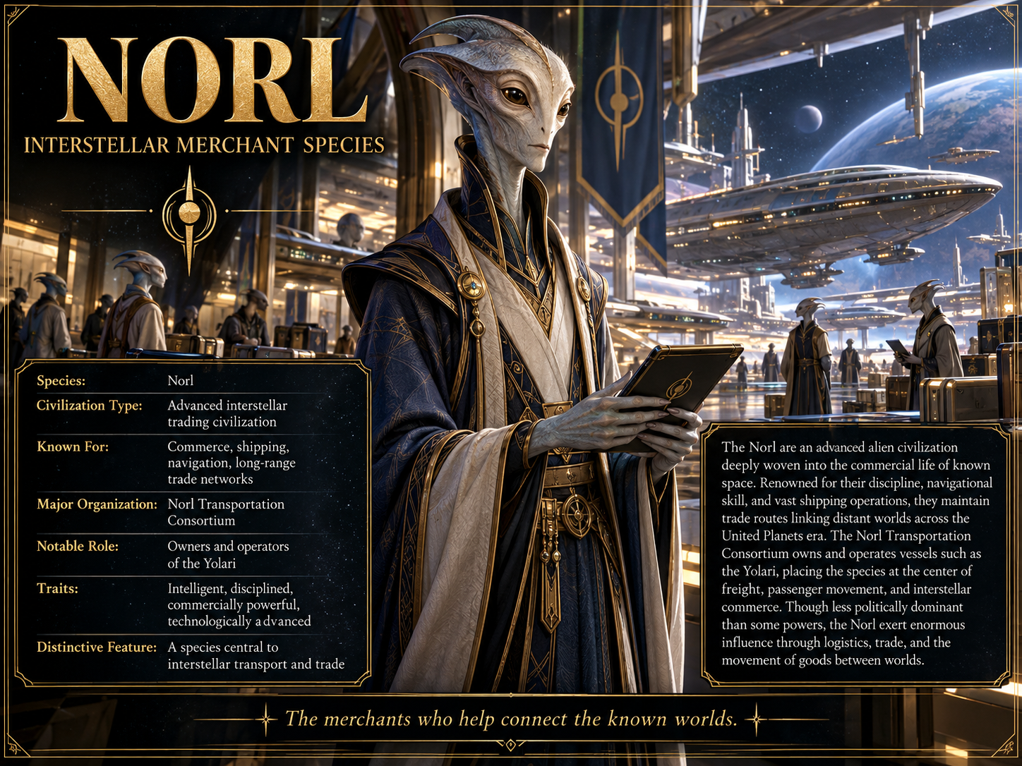 Norl — Interstellar Merchant Species